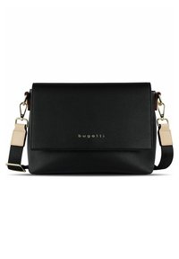 Bugatti Ella Borsa A Tracolla Donna In Ecopelle - Design Elegante Con Dettagli Rossi, Tracolla Regolabile