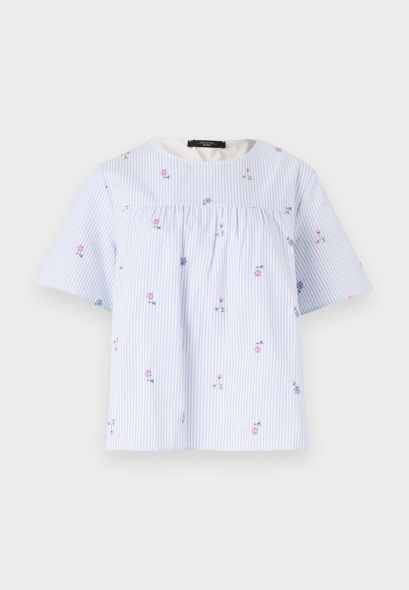 Weekend Max Mara T-shirt print lichtblauw Weekend Max Mara T-shirt print lichtblauw