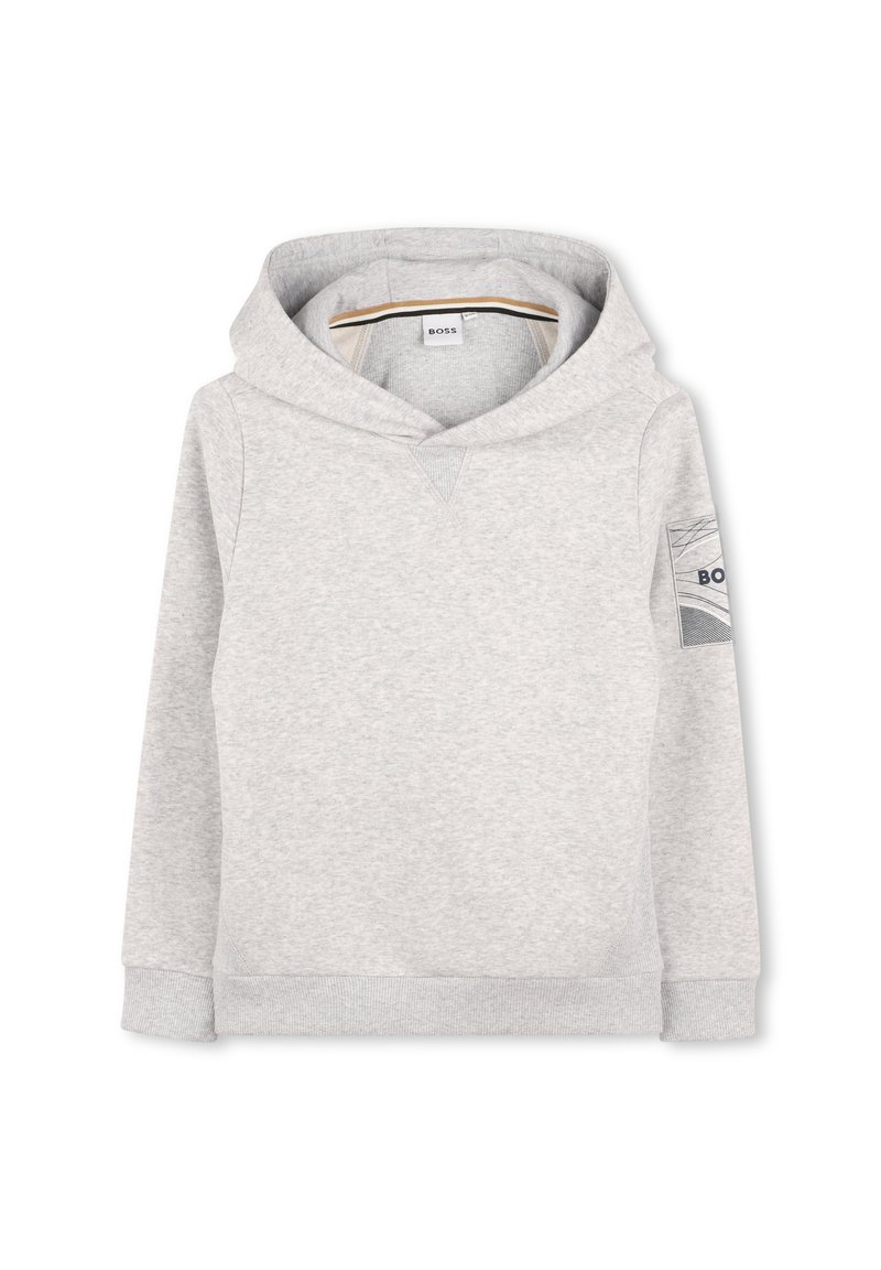 BOSS Kidswear JUNIOR HOODED - Sweatshirt com capuz - chine grey