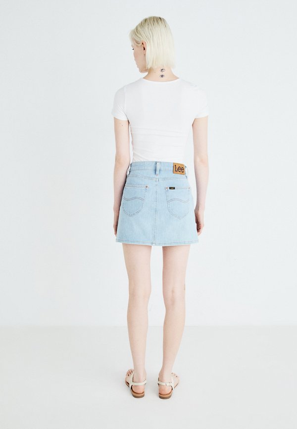 DOUBLE SEAMED MINI SKIRT - Denim skirt - minor key4