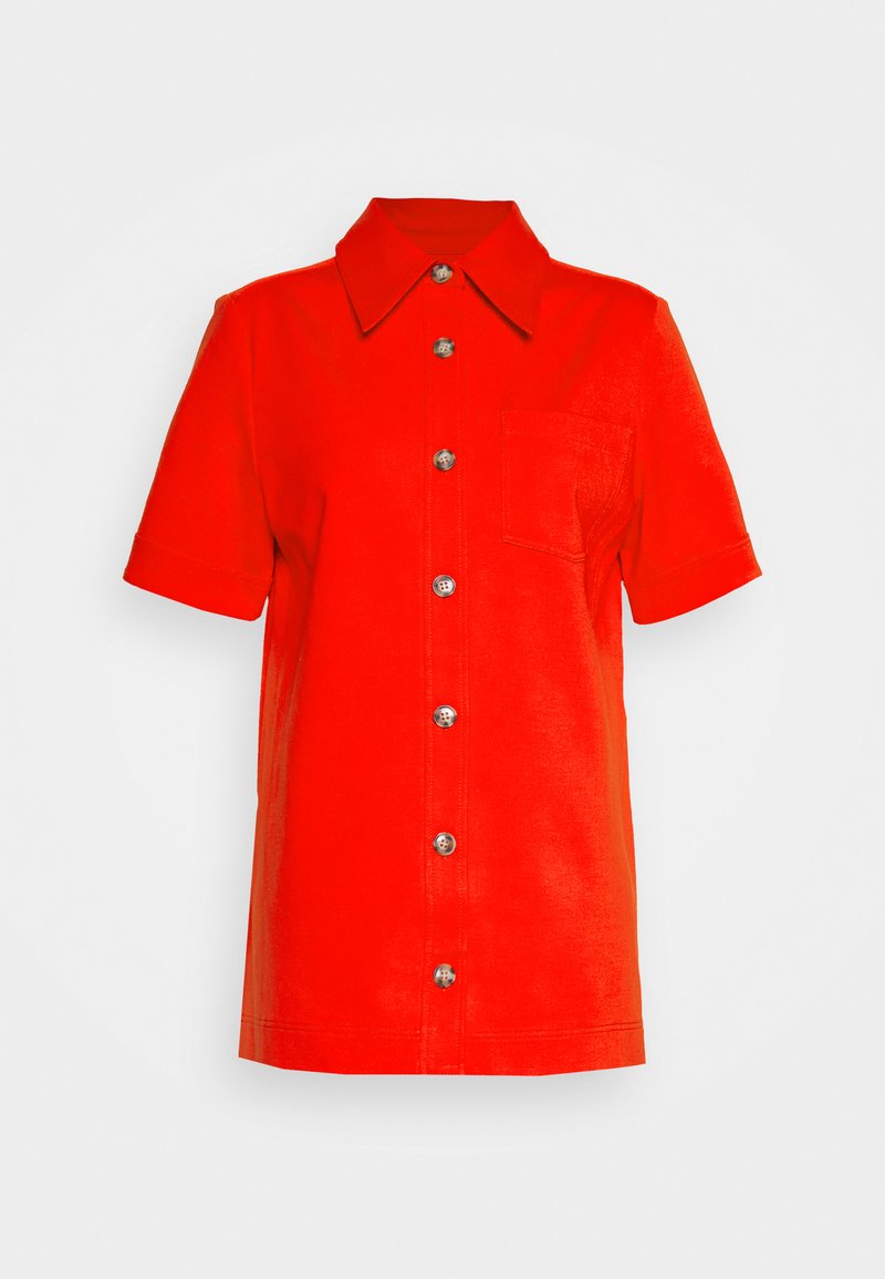 Victoria Beckham Overhemdblouse oranje Victoria Beckham Overhemdblouse oranje