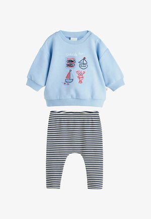 Sportinis megztinis - blue nautical print