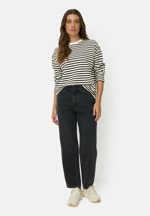 camel active, Sweatshirt - black-milkwhite