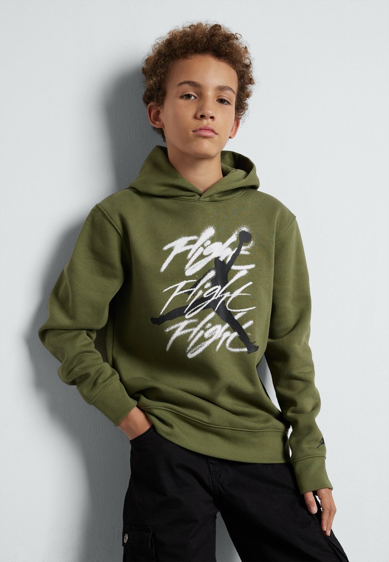 Jordan FLIGHT SPRAY Hoodie olive/olijfgroen Zalando.be