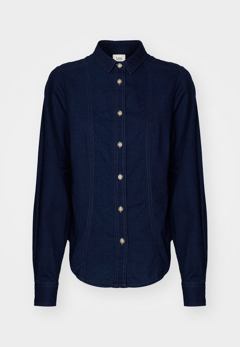Lee Overhemdblouse donkerblauw denim