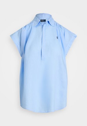 Polo Ralph Lauren LINEN POPOVER SHIRT - Blúzka - baby blue