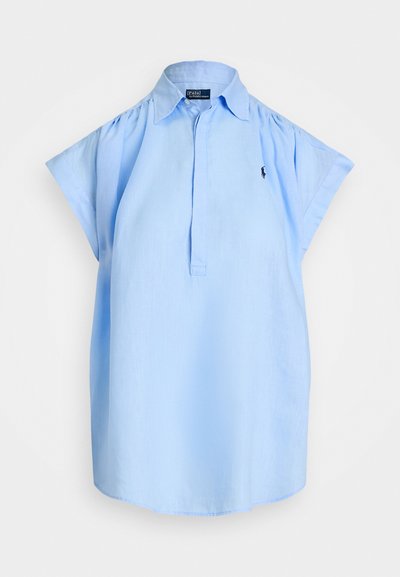 Polo Ralph Lauren LINEN POPOVER SHIRT - Blūze - baby blue