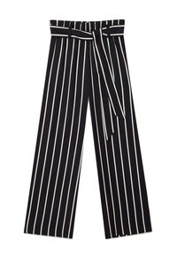 Stradivarius Stoffhose - black