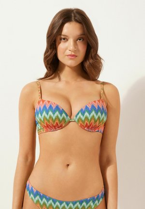 ELEGANT CHEVRON - Bikini-Top - multicolor