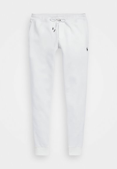 Balti sportiniai šortai, pagaminti iš minkštos medžiagos, su raišteliu juosmens srityje, šoninėmis kišenėmis ir suūzamais rankogaliais. Mažas logotipas ant šlaunies.