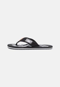 Tommy Hilfiger - ESSENTIAL  BEACH - Sandalias de dedo - black Imagen en miniatura 1