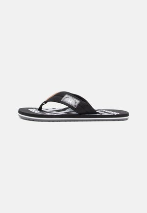 ESSENTIAL  BEACH - Sandales tongs - black