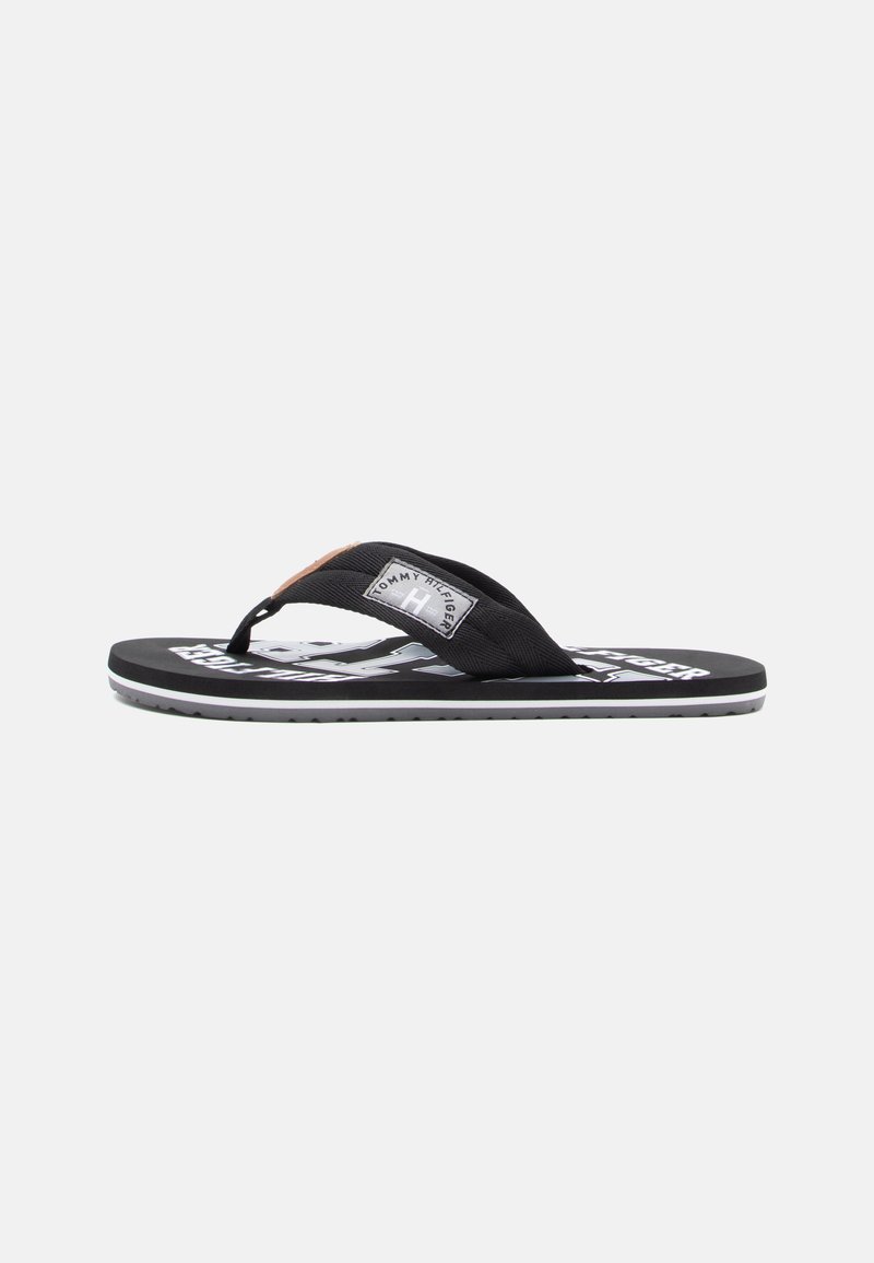 Tommy Hilfiger - ESSENTIAL  BEACH - Sandalias de dedo - black, Ampliar