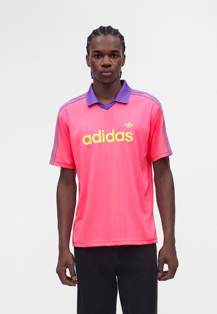 adidas Polo shirt - lucid pink/purple rush/signal green