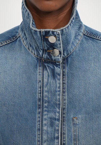 CLOSED SHACKET - Teksajakk - mid blue