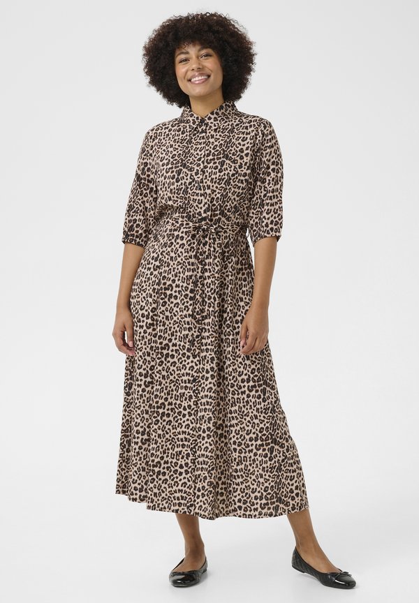 TIAH ZALLY - Blusenkleid - animal neutral