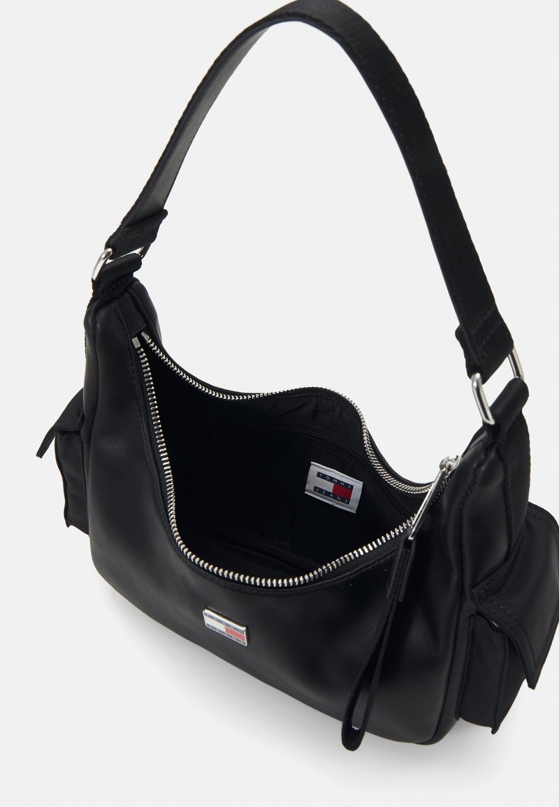 Tommy Jeans ARCHIVE SHOULDER BAG - Handbag - black - Zalando.co.uk