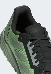 adidas Terrex AGRAVIC FLOW 2.0  - Trail hardloopschoenen - semi green spark   wondersilver   core black