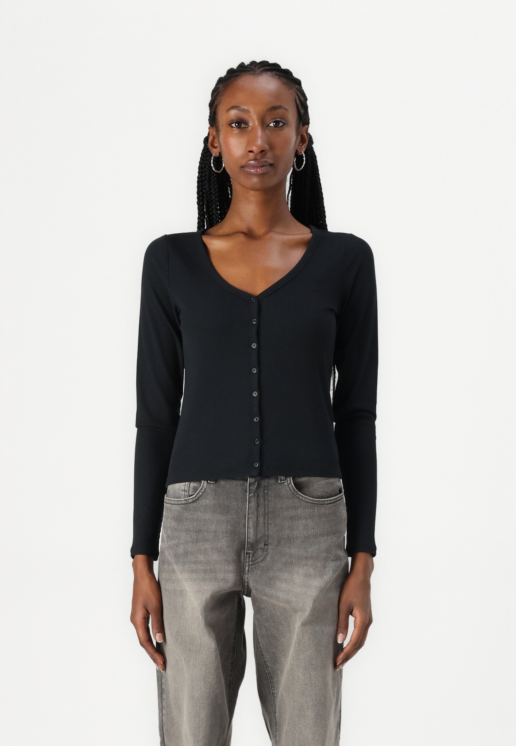 売れ筋商品|||イチ シャツ レディース トップス IHMain - Button-down blouse - pureed pumpkin Women's IHMain Plain Button-down Blouse with Shirt Collar