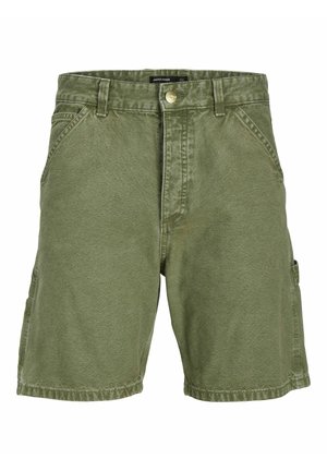 LOOSE FIT  - Shorts di jeans - deep lichen green