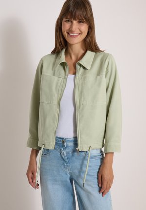 Cecil, 3/4-ARM JACKE MIT BRUSTTASCHEN UND ZIPPER - Veste légère - raw matcha lime