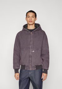 HUF BOULDER WORK JACKET UNISEX - Farkkutakki - raisin