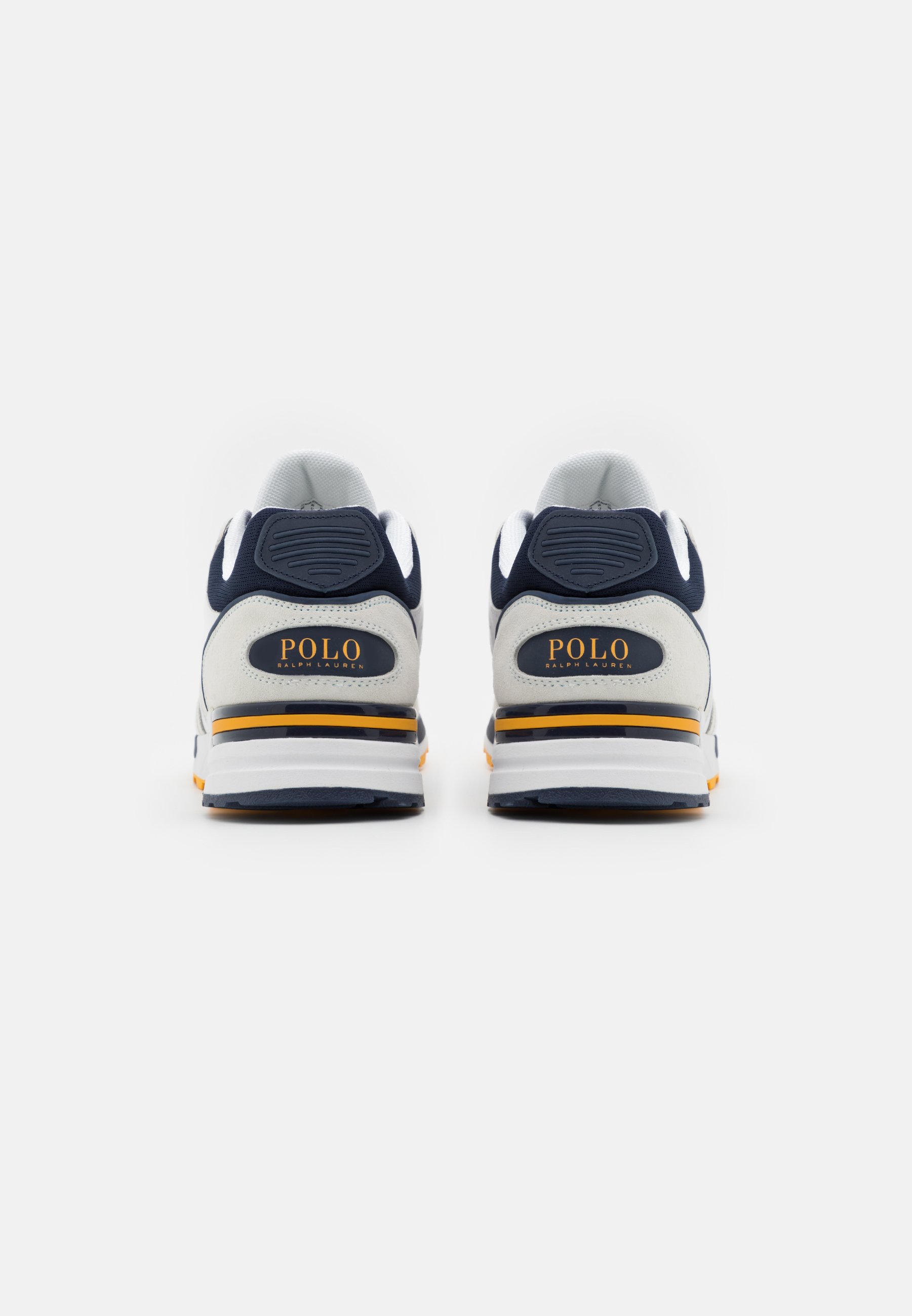 Polo Ralph Lauren TRACKSTER 200 SNEAKER - Zapatillas - white/french  navy/yellow gold/blanco - Zalando.es