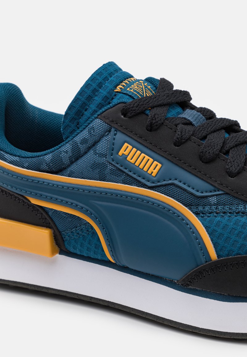 Puma Future Rider First Mile Unisex Trainers Black Intense Blue Black Zalando Co Uk