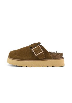 Clogs - cognac color