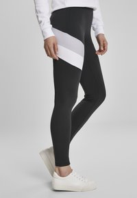 Urban Classics Legíny - kalhoty  - black/grey