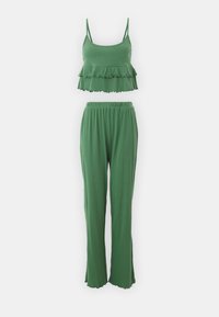 ONLY ONLWILMA CROP NIGHTWEAR - Komplet pidžame - dark ivy