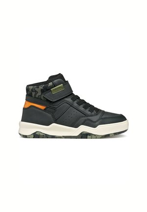 Geox, J PERTH BOY - Sneakers alte - black camouflage