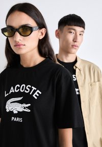 Lacoste UNISEX - Marškinėliai su spaudiniu - black