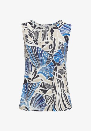 LASCANA, LASCANA TANKTOP - Topp - blau-creme-sand bedruckt