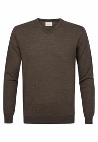 PROFUOMO Stickad tröja - taupe