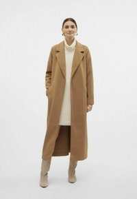 Vero Moda VMFORTUNEAYA LONG - Cappotto classico - tan