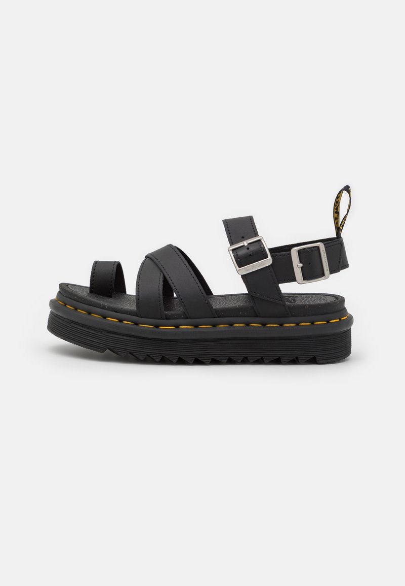 Damen Riemchensandalen | Dr. Martens AVRY Zehentrenner black hydro/schwarz - NX46450 Damen Riemchensandalen | Dr. Martens AVRY Zehentrenner black hydro/schwarz - NX46450