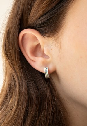 FORGET-ME-NOT MINI HOOP - Earrings - silver-coloured