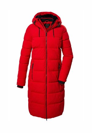 FUNKTIONSMANTEL MIT KAPUZE - Winter coat - dunkelrot