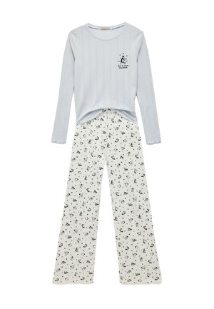 PRINTED SET - Nattplagg set - white