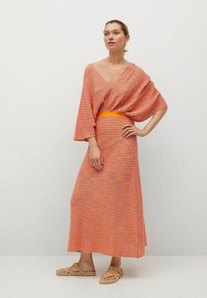 FAIRY - Gebreide jurk - orange