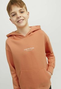 Jack & Jones Junior JORVESTERBRO - Džemperis ar kapuci - canyon sunset