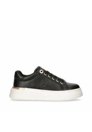 Tommy Hilfiger DA MONOGRAM CON FONDO - Sneakers basse - nero