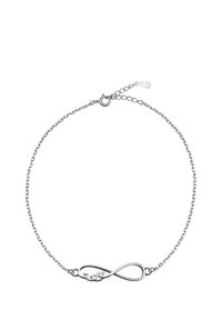 SOFIA MILANI - Bracciale Donna Argento 925 Con Ciondolo Infinito, Placcato Rodio, B0267