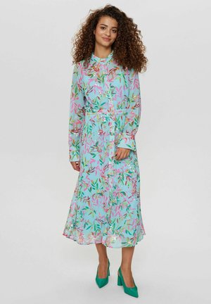 KYNDALL NEW - Shirt dress - iced aqua