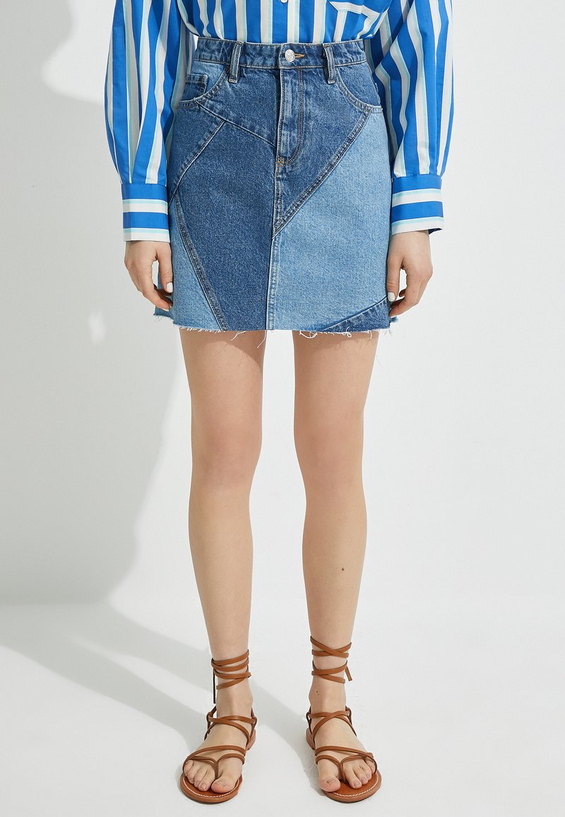 Koton Minirok lichtblauw Koton Minirok lichtblauw