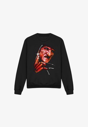 Cotton Soul, NIGHTMARE ON ELM STREET/FREDDYS FACE - Sweatshirt - black