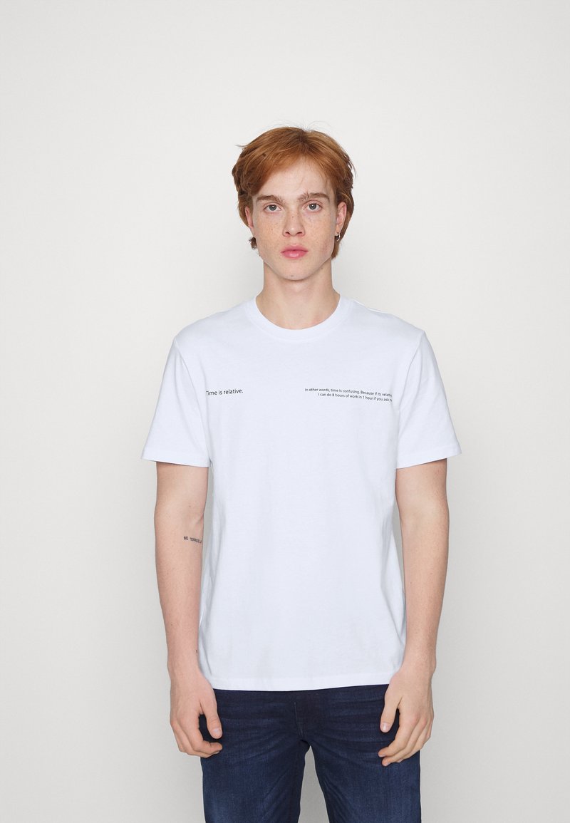 Only & Sons ONSOTTO LIFE TEE - T-shirt estampada - bright white