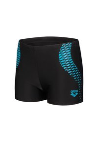 Arena OPENINGS SHORT - Badeshorts - black turquoise