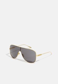 MASK UNISEX - Sunglasses - gold-coloured/grey